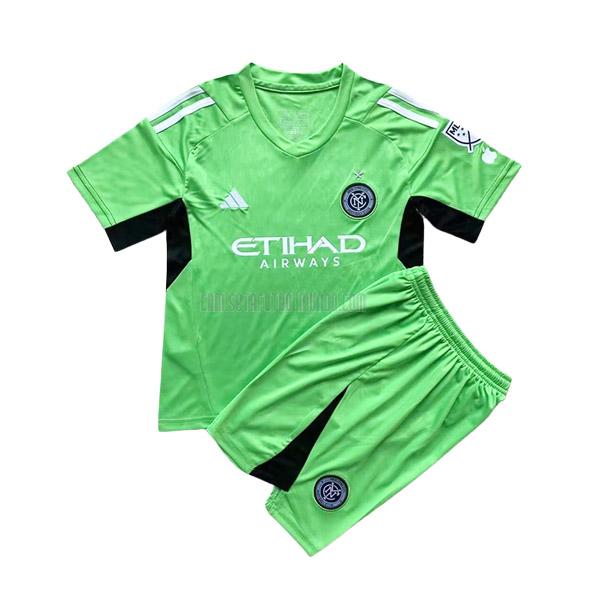 camiseta new york city niños portero verde 2023-2024