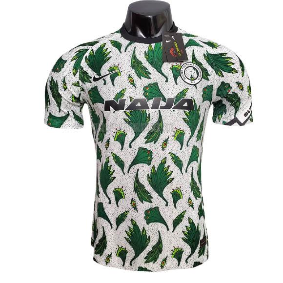 camiseta nigeria edición de jugador pre-match 2020
