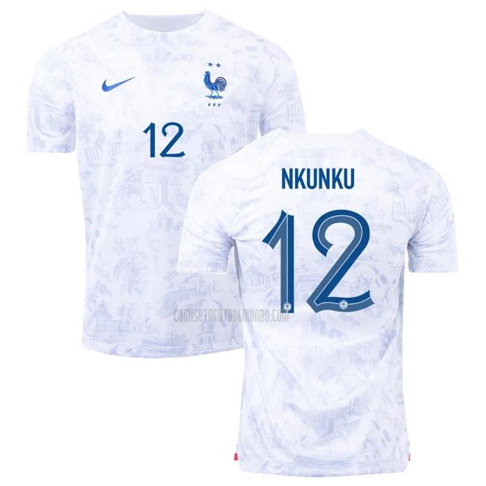 camiseta nkunku francia copa mundial segunda 2022