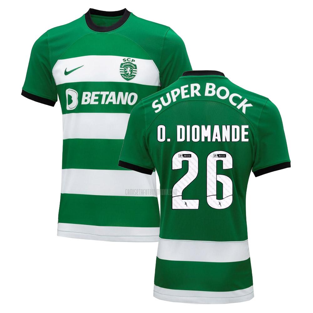 camiseta o.diomande sporting cp primera 2023-2024