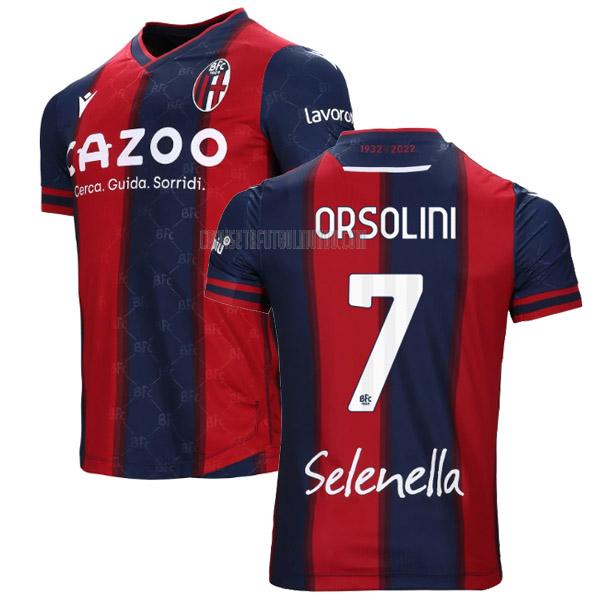 camiseta orsolini bologna primera 2022-2023