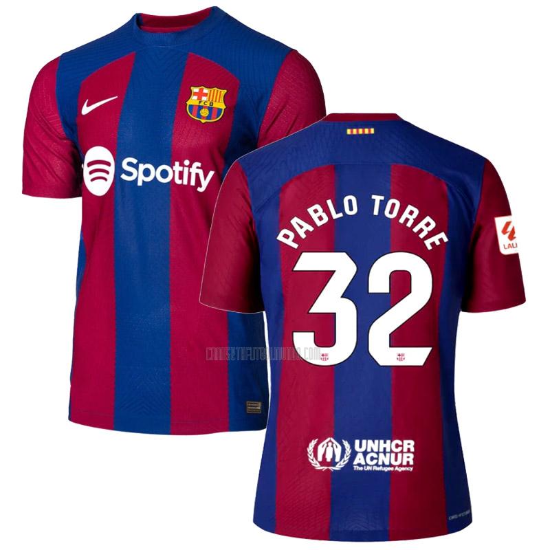 camiseta pablo torre barcelona edición de jugador primera 2023-2024