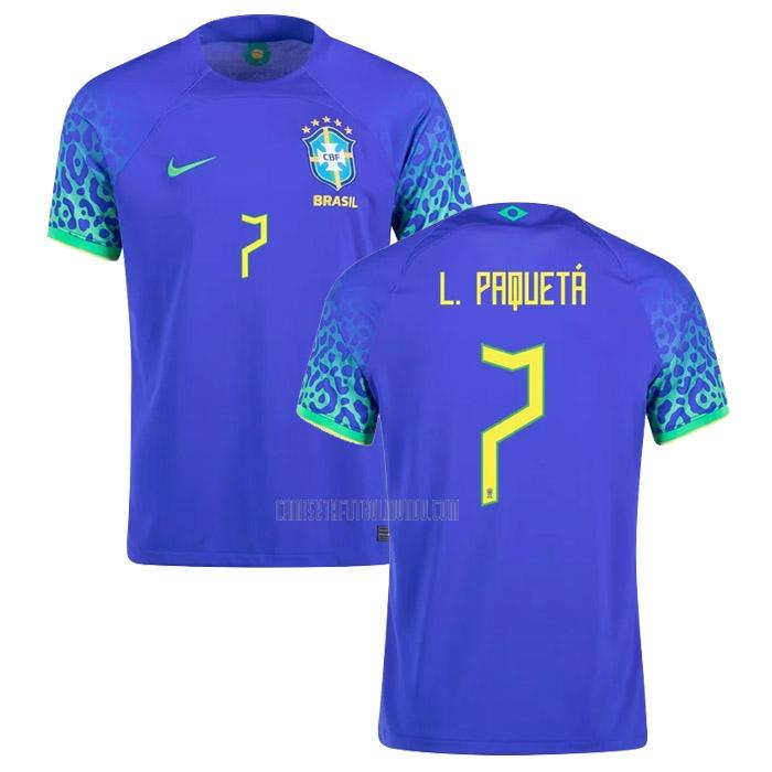 camiseta paqueta brasil copa mundial segunda 2022