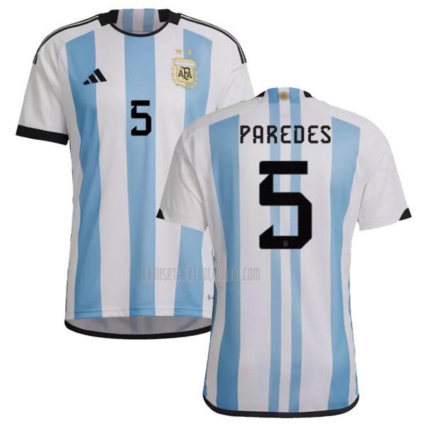 camiseta paredes argentina primera 2022