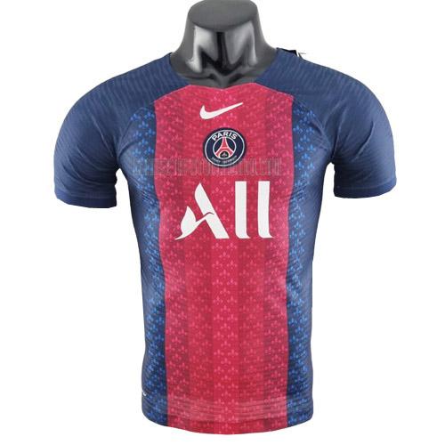 camiseta paris saint-germain edición de jugador rojo azul 2022-2023