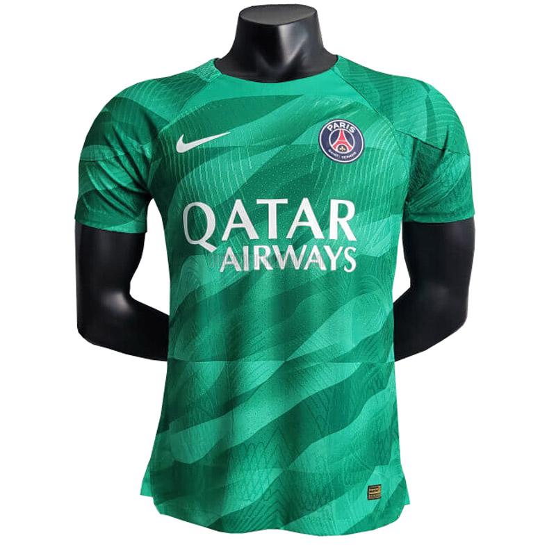 camiseta paris saint-germain portero edición de jugador verde 2023-2024