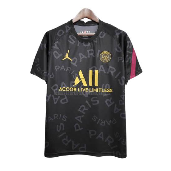 camiseta paris saint-germain pre-match negro 2020-2021