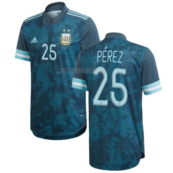camiseta perez del argentina del segunda 2020-21