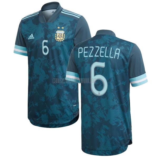 camiseta pezzella del argentina del segunda 2020-21