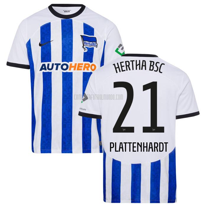 camiseta plattenhardt hertha berlin primera 2022-2023