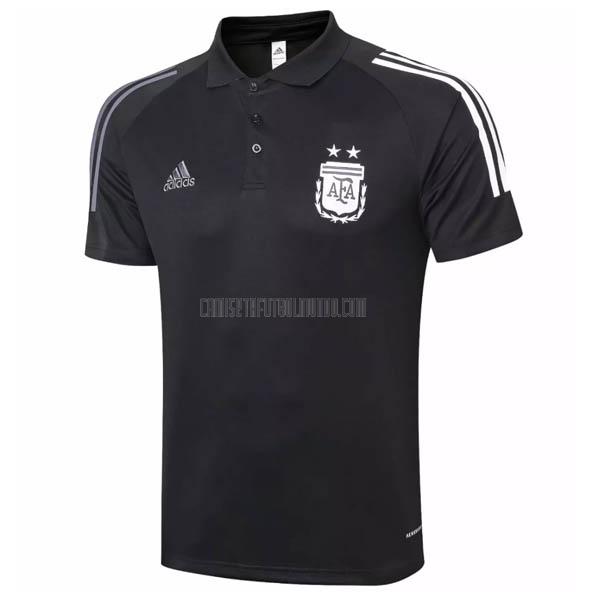 camiseta polo argentina negro 2020-21
