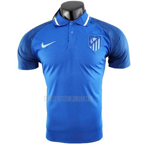 camiseta polo atlético de madrid azul 2022-2023