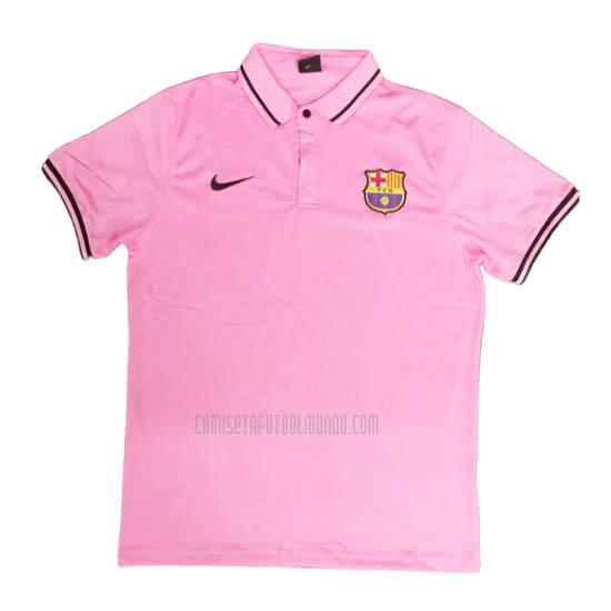 camiseta polo barcelona ii rosa 2020-2021