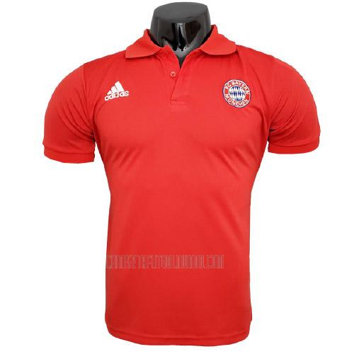 camiseta polo bayern munich rojo 2021-2022
