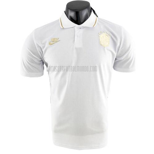 camiseta polo brasil blanco bx1 2022