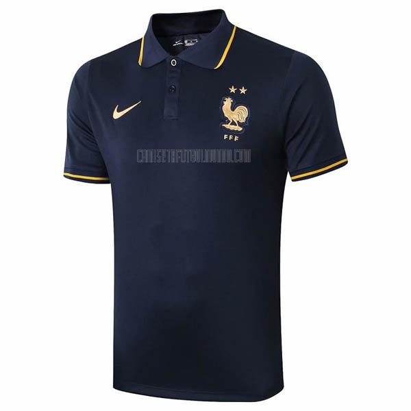 camiseta polo francia azul 2019-20