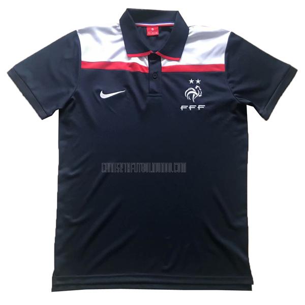 camiseta polo francia azul oscuro 2020-21