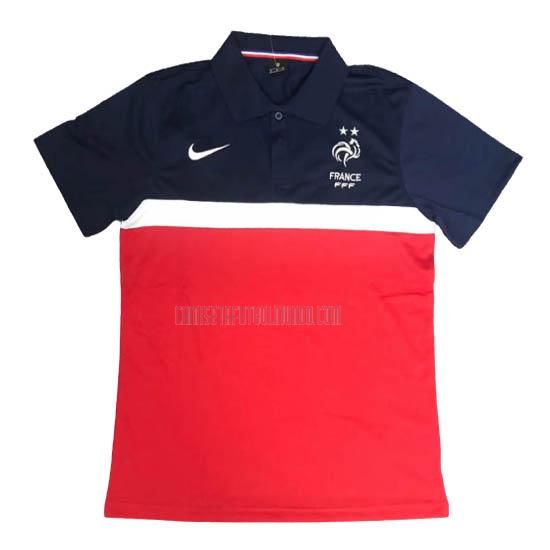 camiseta polo francia rojo azul 2020-2021