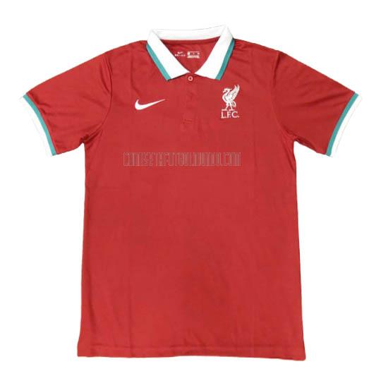 camiseta polo liverpool rojo 2020-2021