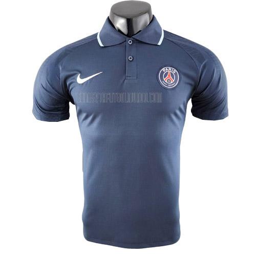 camiseta polo paris saint-germain azul marino 2022-2023
