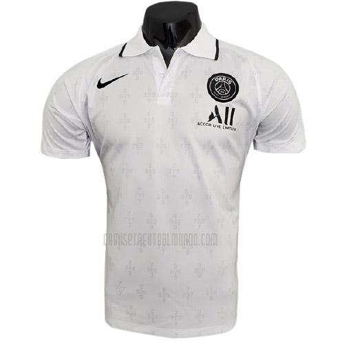 camiseta polo paris saint-germain i blanco 2021-2022