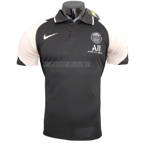 camiseta polo paris saint-germain ii negro 2021-2022