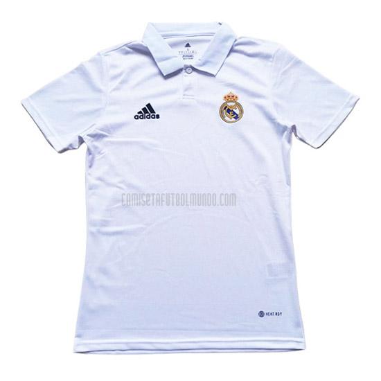 camiseta polo real madrid blanco 2023