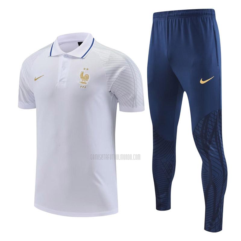 camiseta polo y pantalones francia 221125a1 blanco 2022-2023
