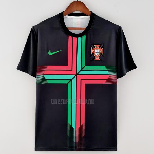 camiseta portugal concepto negro 2022