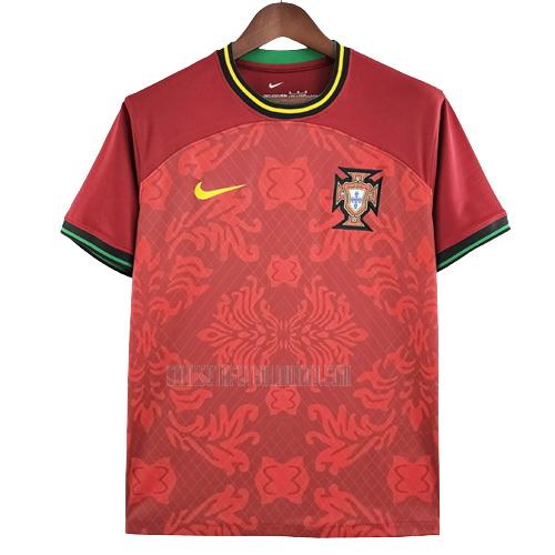 camiseta portugal edición especial rojo 2022