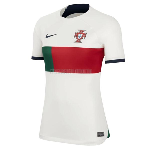camiseta portugal mujer copa mundial segunda 2022