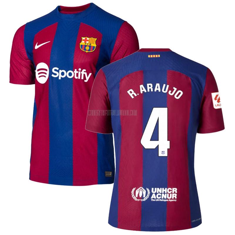 camiseta r. araujo barcelona edición de jugador primera 2023-2024