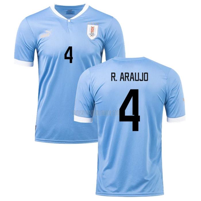 camiseta r. araujo uruguay copa mundial primera 2022