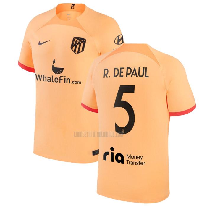 camiseta r. de paul atletico madrid tercera 2022-2023
