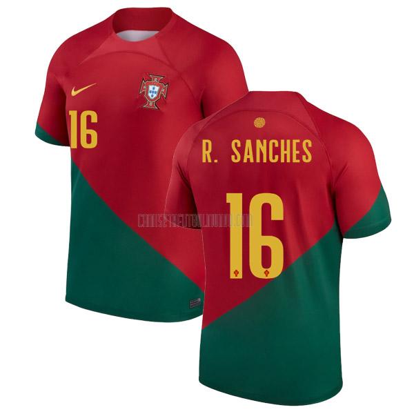 camiseta r. sanches portugal copa mundial primera 2022