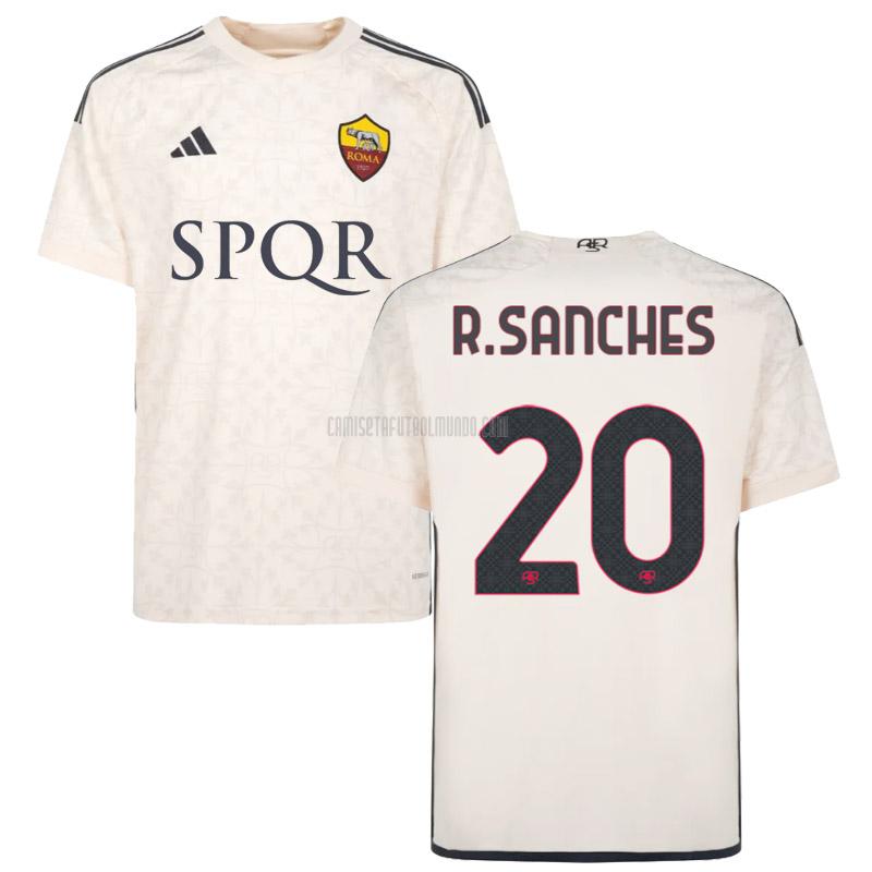 camiseta r.sanches roma segunda 2023-2024