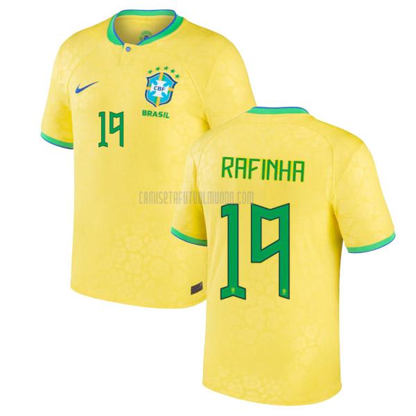 camiseta rafinha brasil copa mundial primera 2022