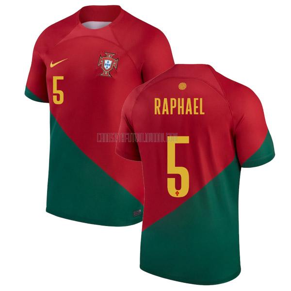 camiseta raphael portugal copa mundial primera 2022