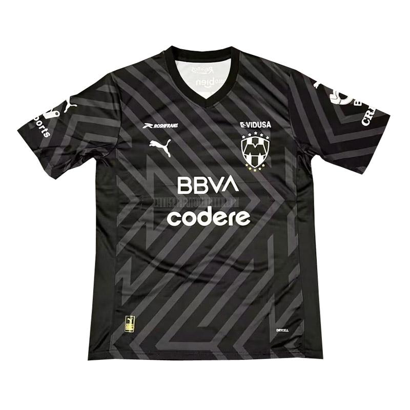 camiseta rayados monterrey portero negro 2023-2024