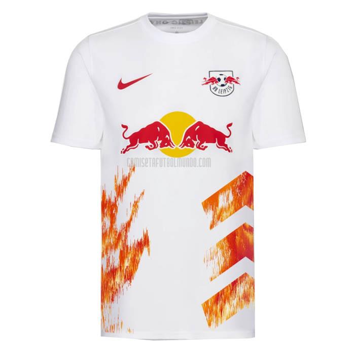 camiseta rb leipzig edición limitada on fire blanco 2023