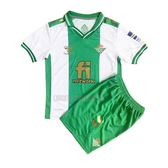 camiseta real betis niños europa league 2022-2023