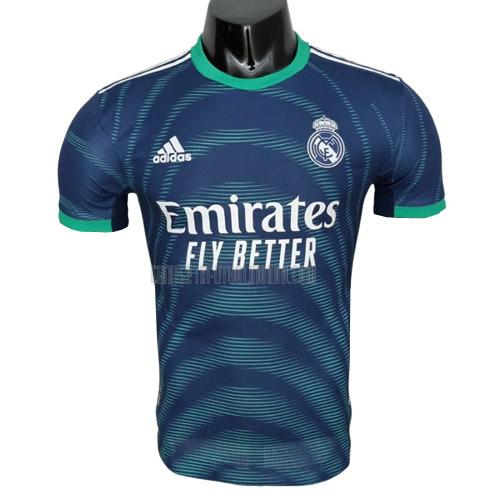 camiseta real madrid edición de jugador azul rm1 2022-2023