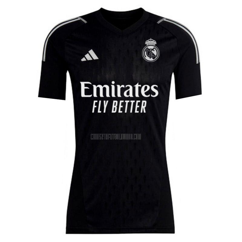 camiseta real madrid portero negro 2023-2024
