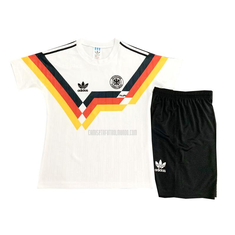 camiseta retro alemania niños primera 1990