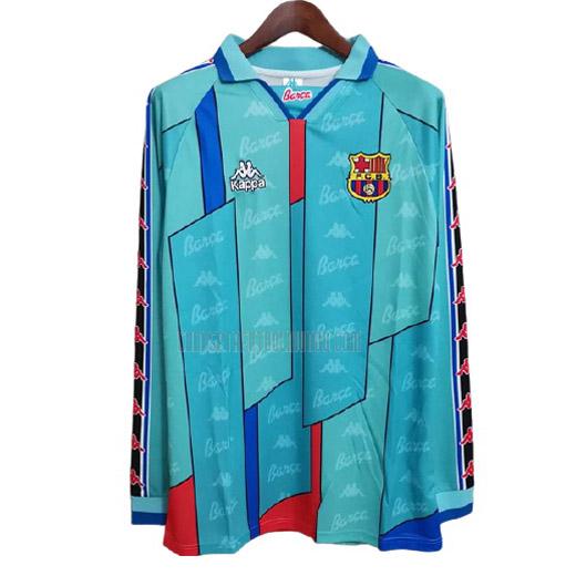 camiseta retro barcelona manga larga segunda 1996-1997