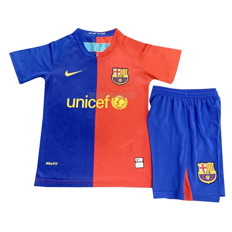 camiseta retro barcelona niños primera 2008-2009