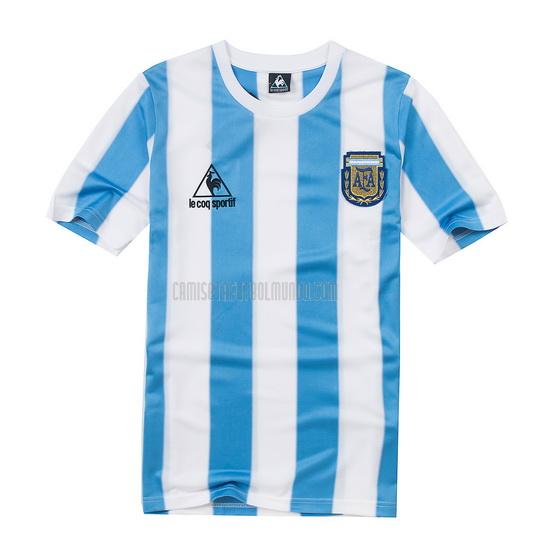camiseta retro del argentina del primera 1986