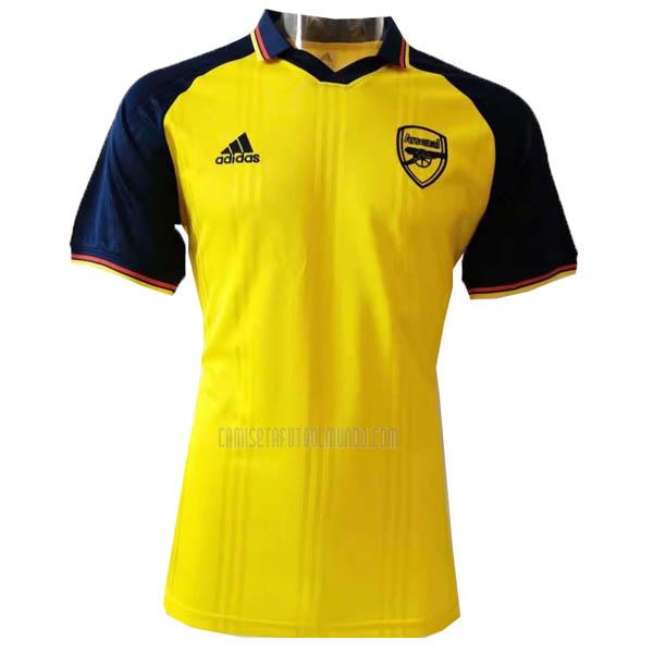 camiseta retro del arsenal del amarillo 2019-20