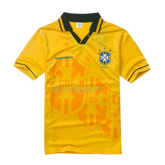 camiseta retro del brasil del primera 1994