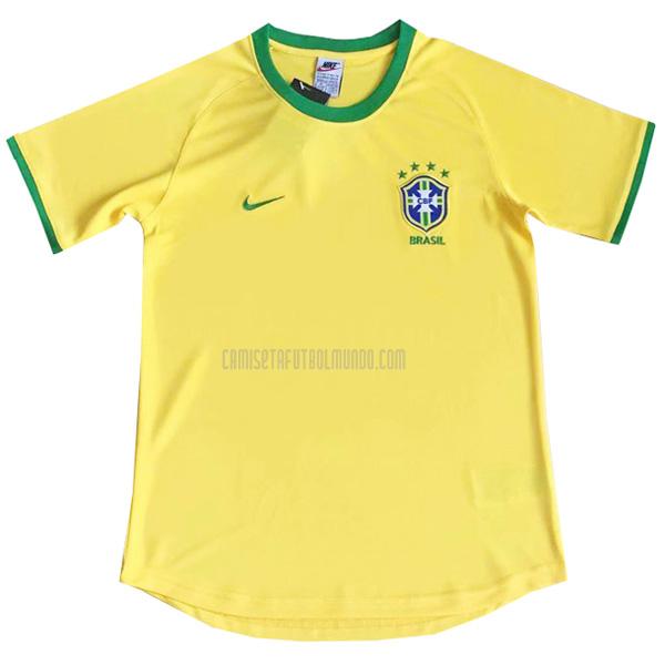 camiseta retro del brasil del primera 2000